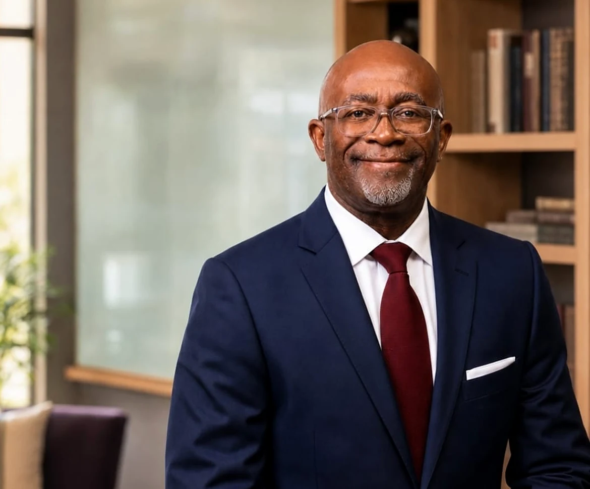 Dr. David Rex Orgen in a professional office